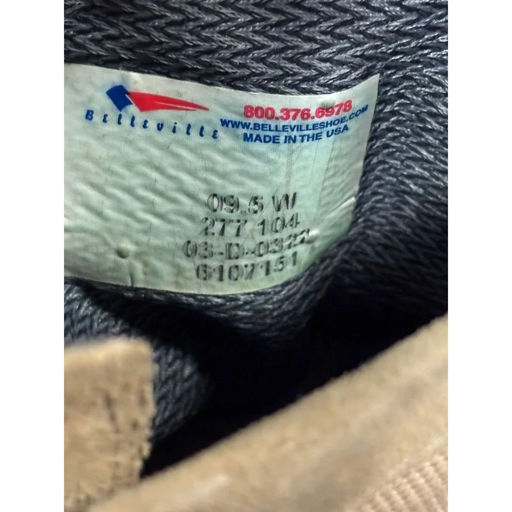 Belleville 770 Mens Tan Suede GORE-TEX Waterproof Combat Boots 9.5 W Made in USA